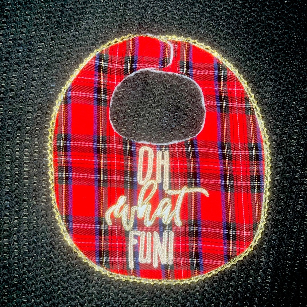 Christmas Bib Dress Bib Teething Bib